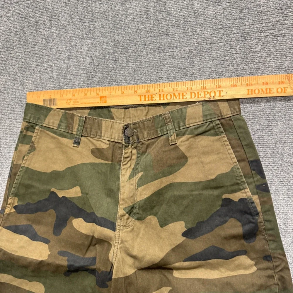 VTG Dickies Camo Shorts Men's 32 Baggy Skater Chino Y2K
